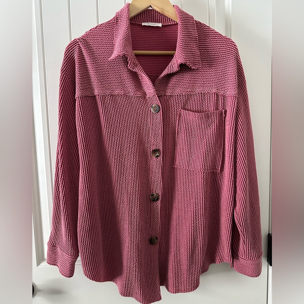 Women’s oversized button up